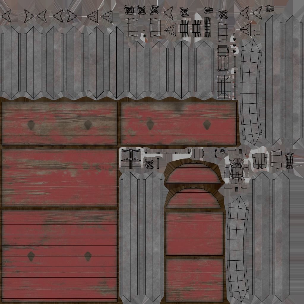 Treasure Chest Low-poly 3D model_11