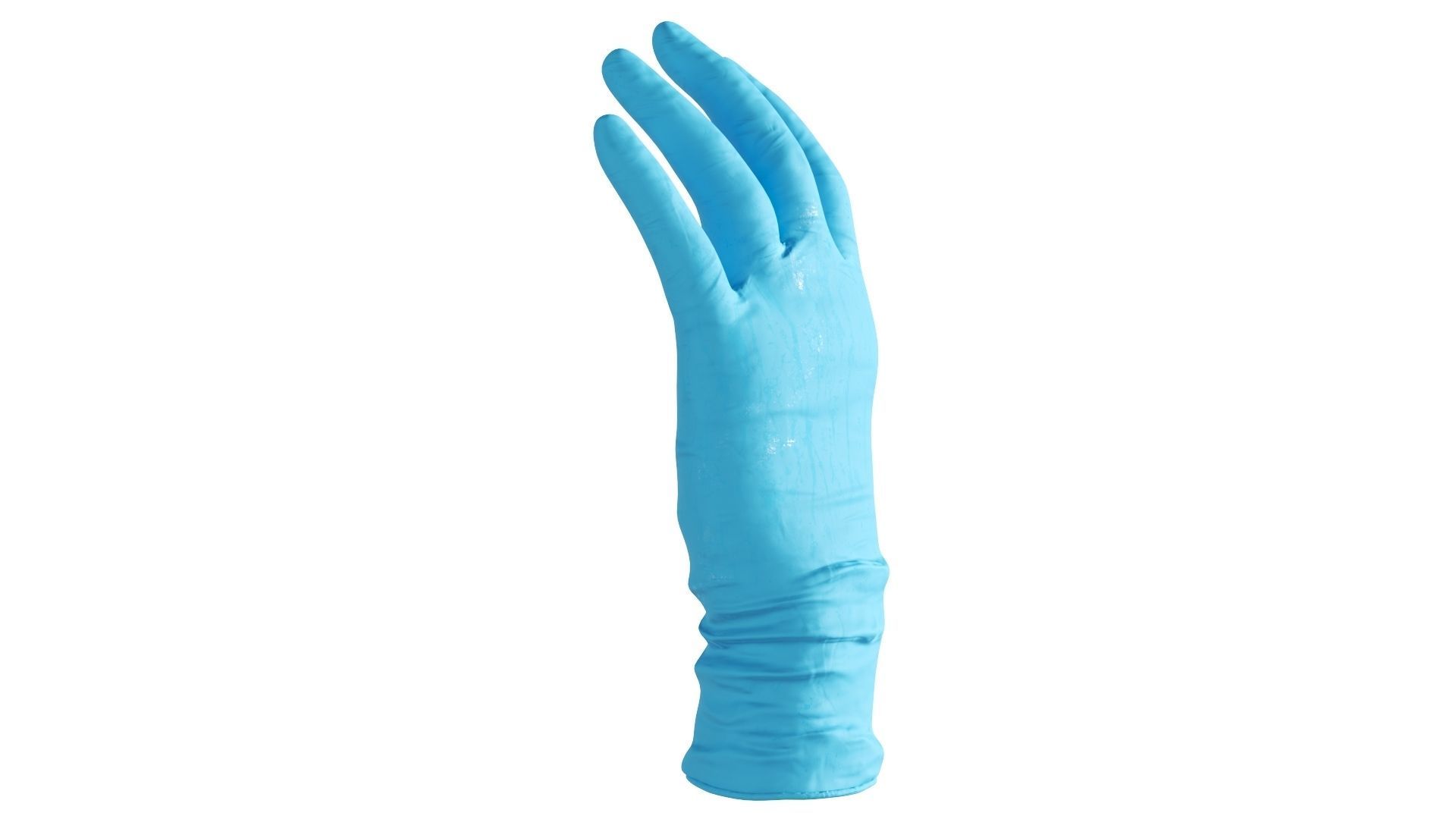 Surgical latex Gloves 3D model_5