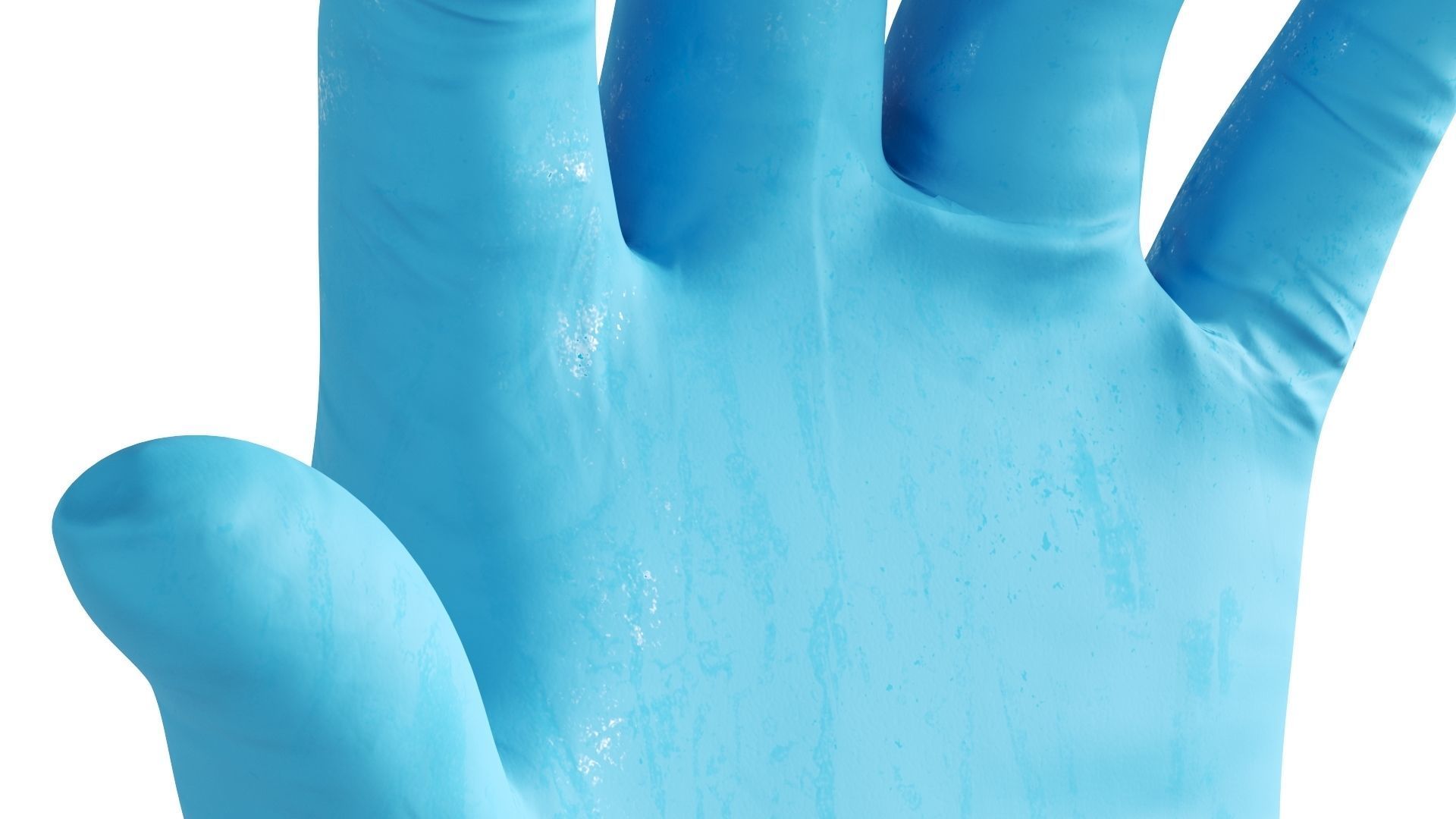 Surgical latex Gloves 3D model_9