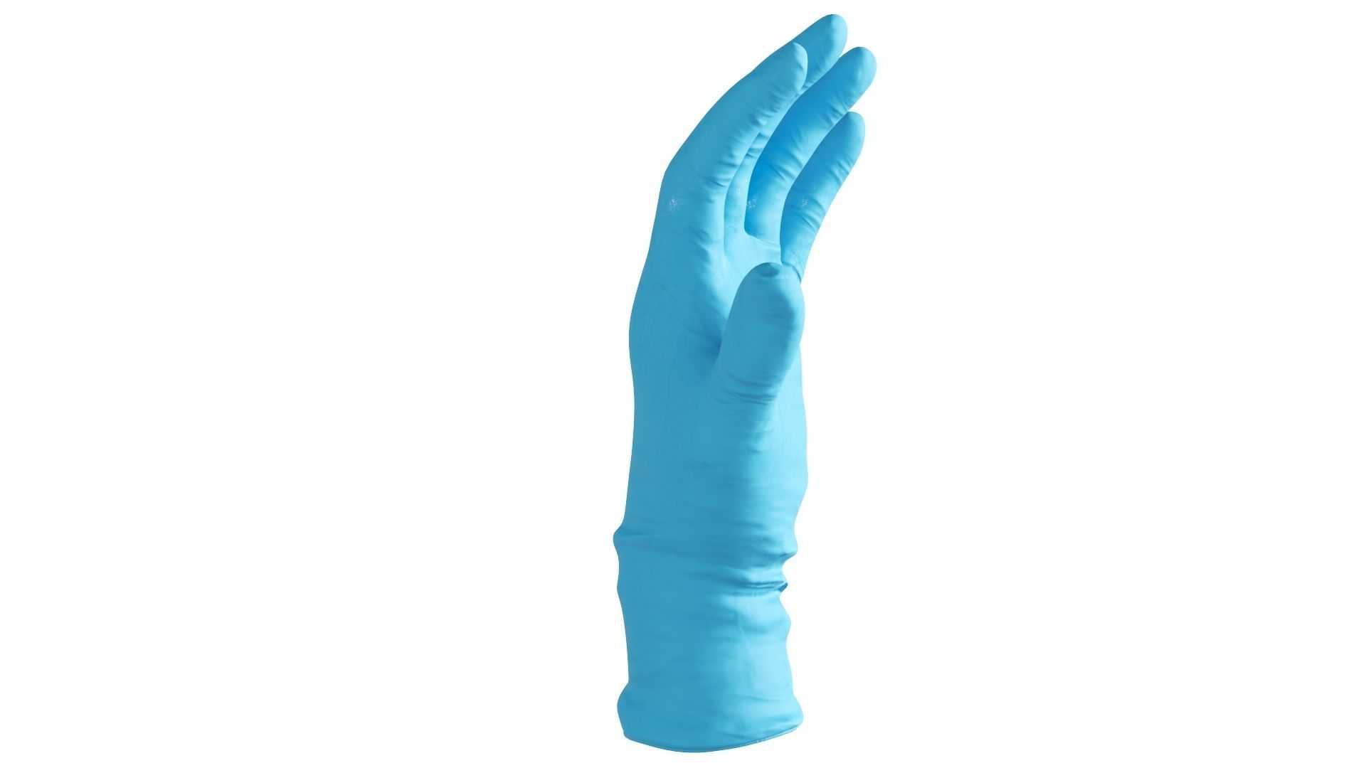 Surgical latex Gloves 3D model_1
