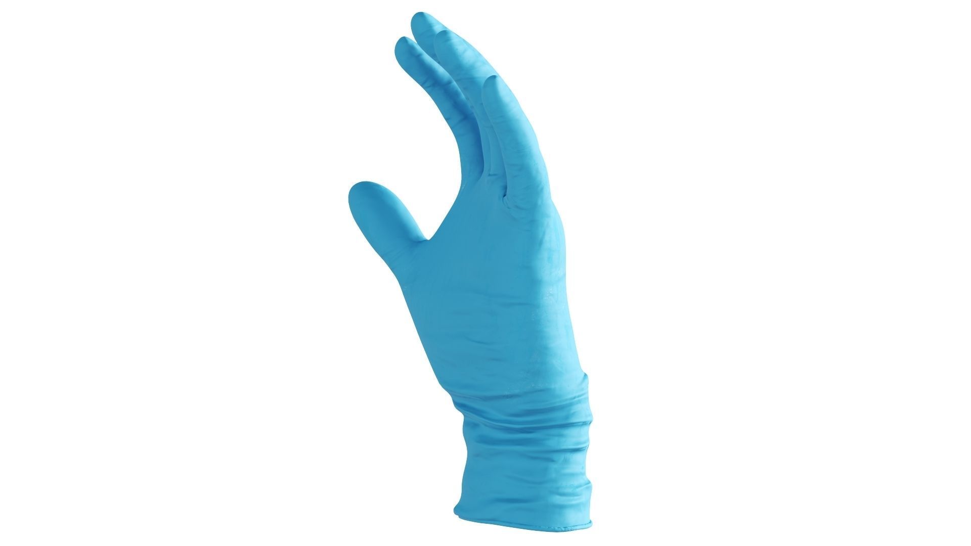 Surgical latex Gloves 3D model_6
