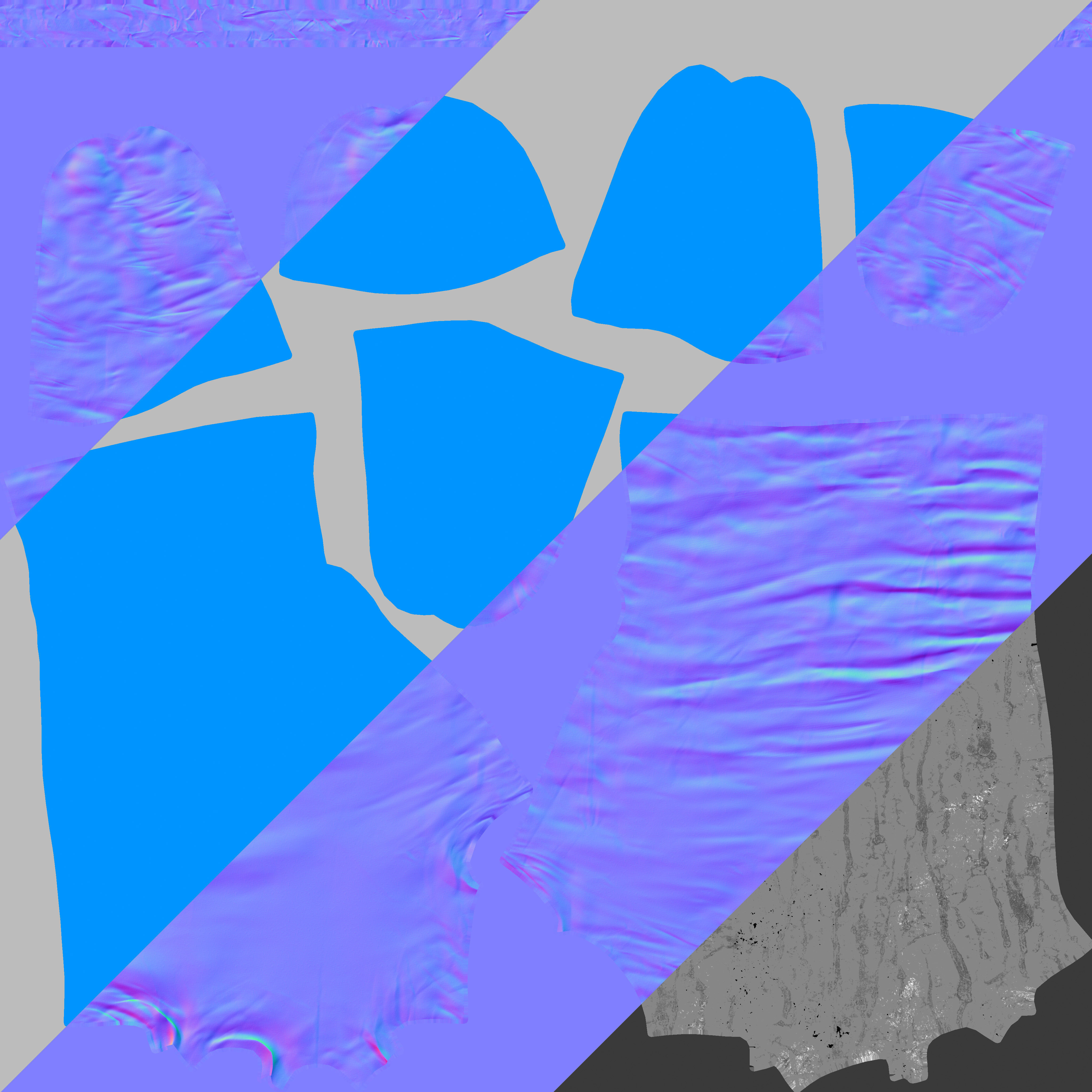 Surgical latex Gloves 3D model_21