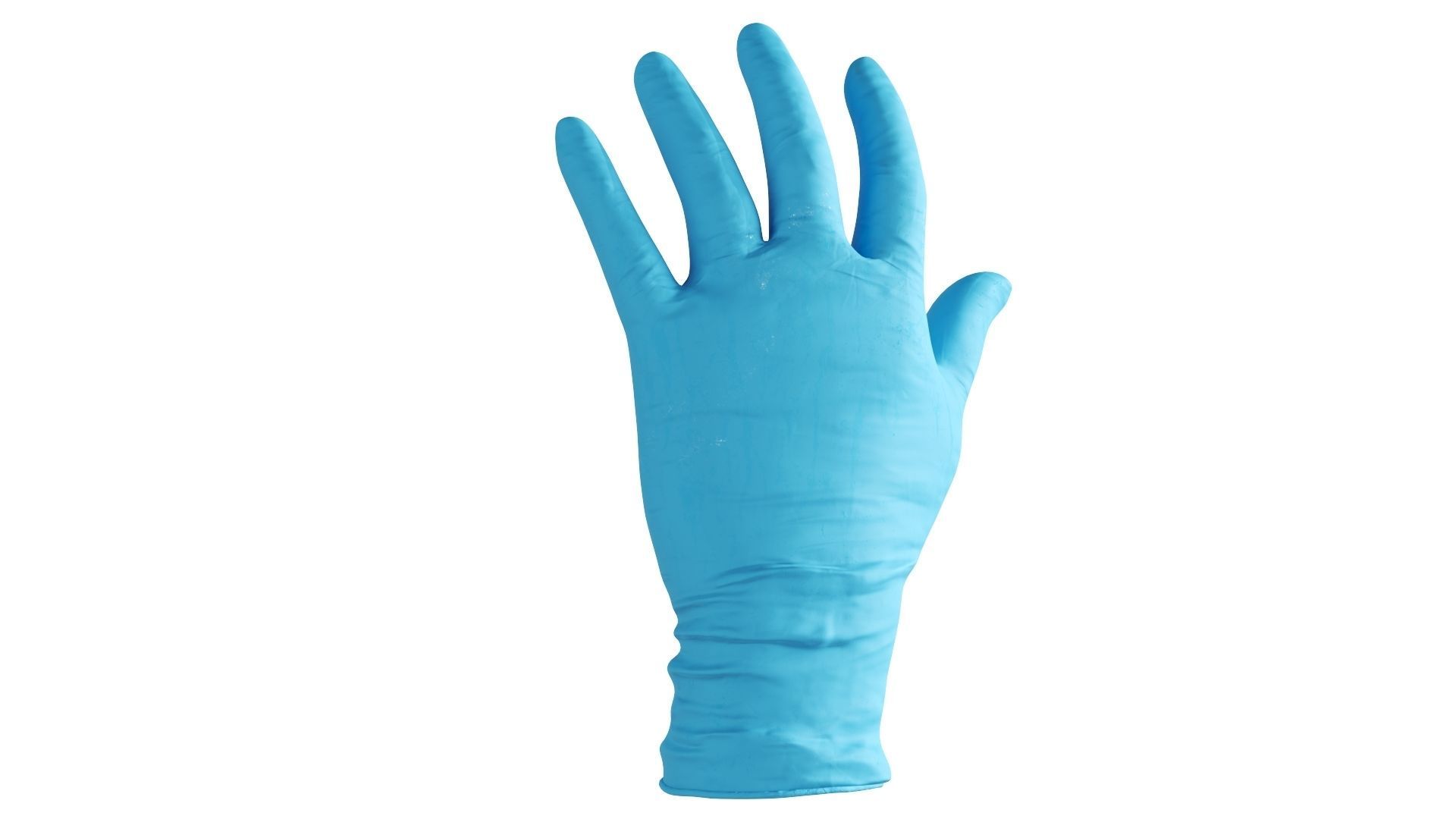 Surgical latex Gloves 3D model_4
