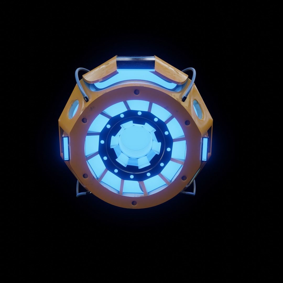 Futuristic Industrial Orb Drone  3D model_7