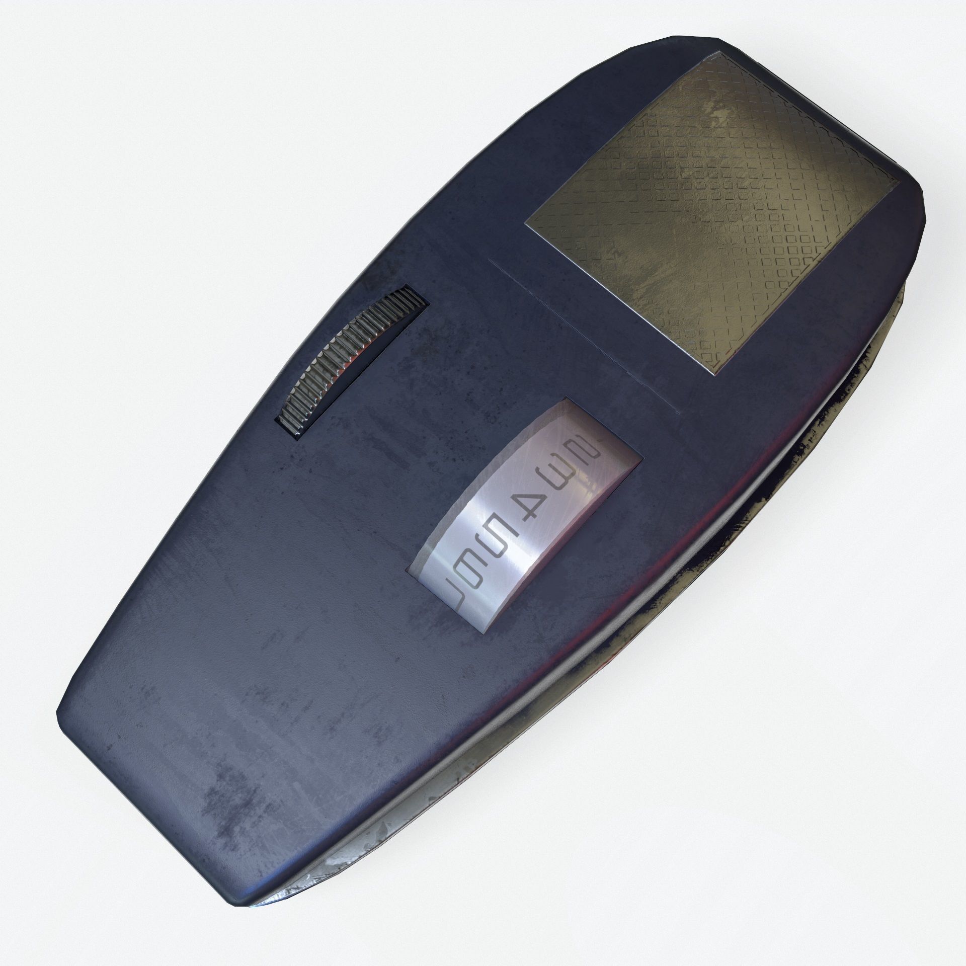 Phaser Gun Type 1 Classic Low-poly 3D model_7