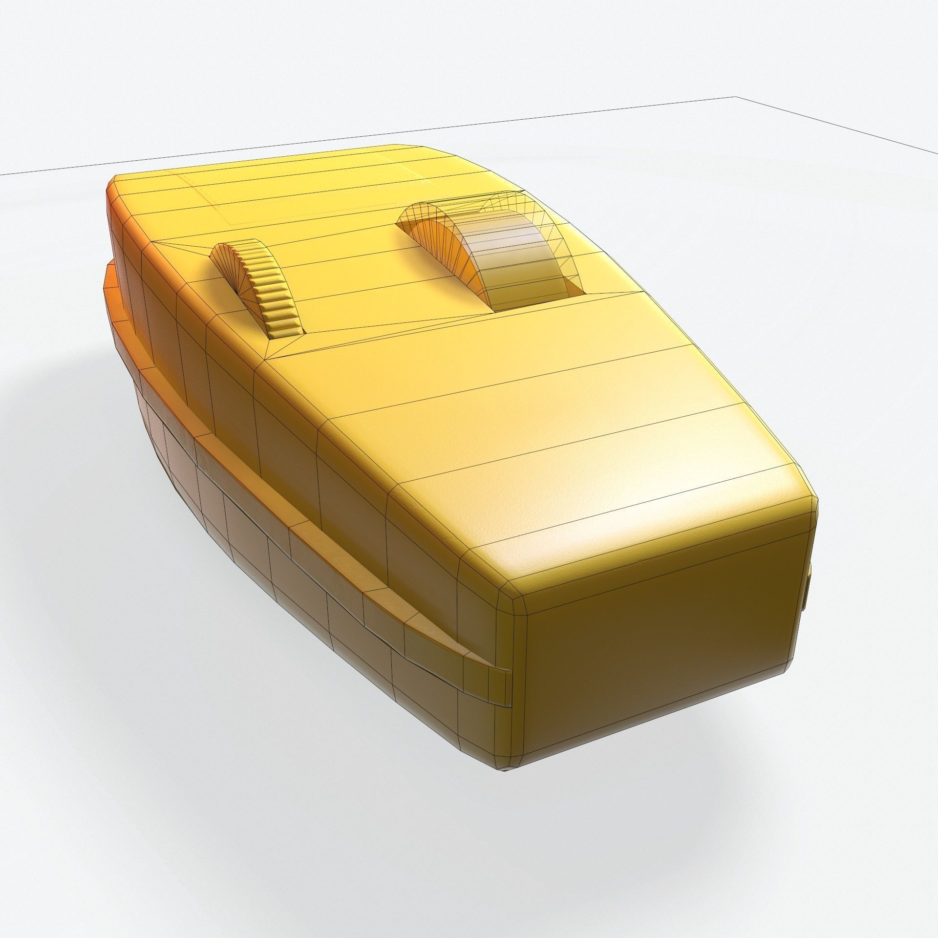 Phaser Gun Type 1 Classic Low-poly 3D model_12