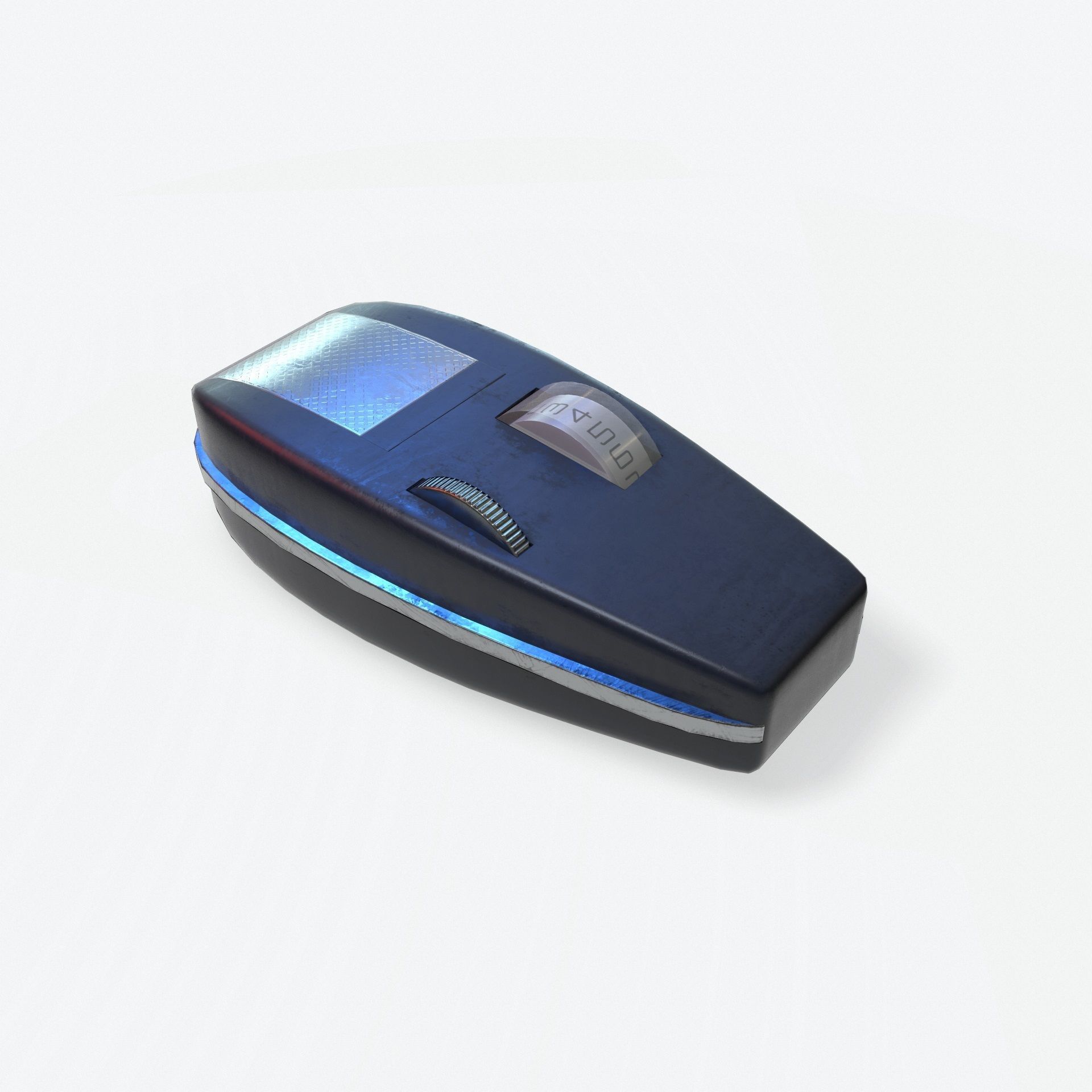 Phaser Gun Type 1 Classic Low-poly 3D model_3