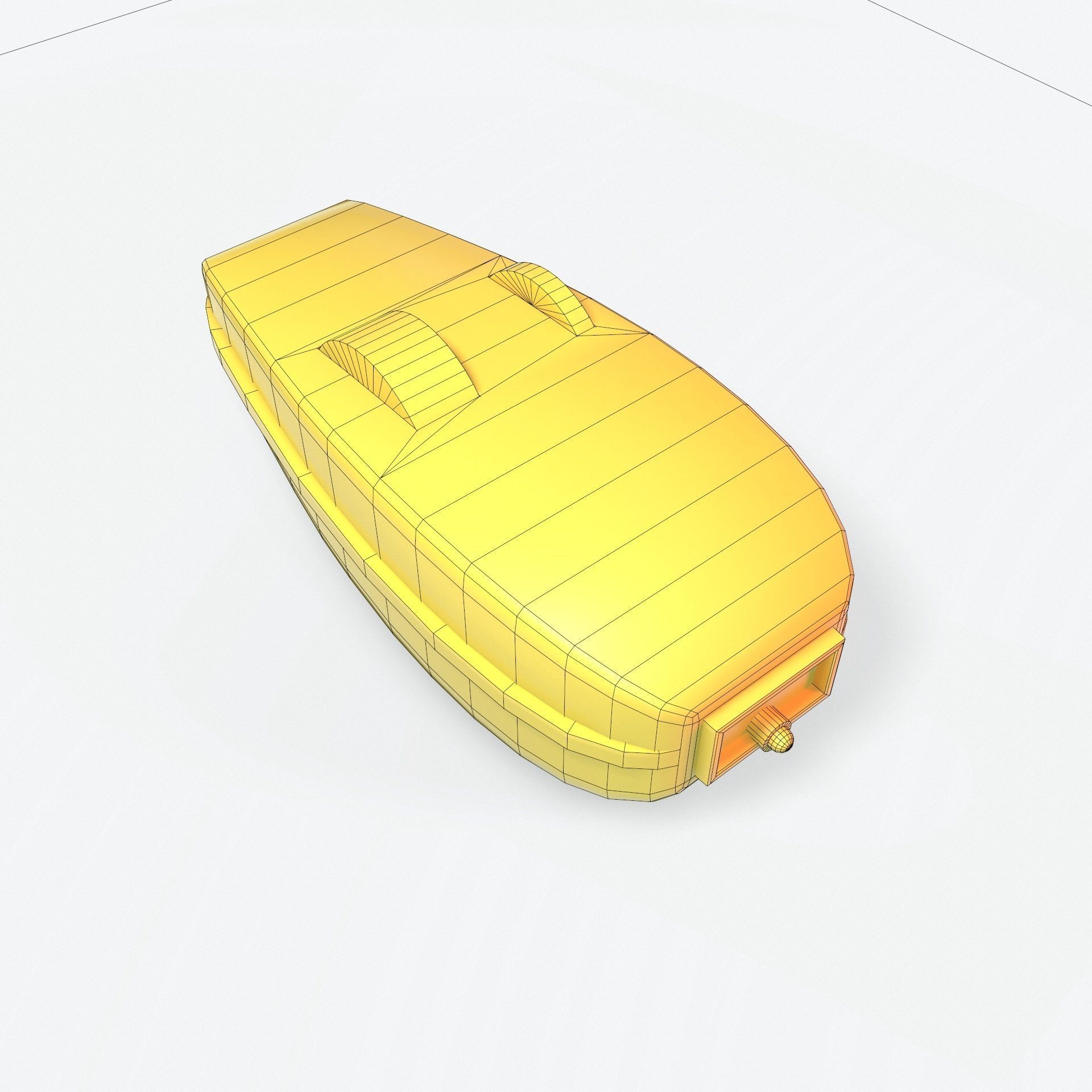Phaser Gun Type 1 Classic Low-poly 3D model_15