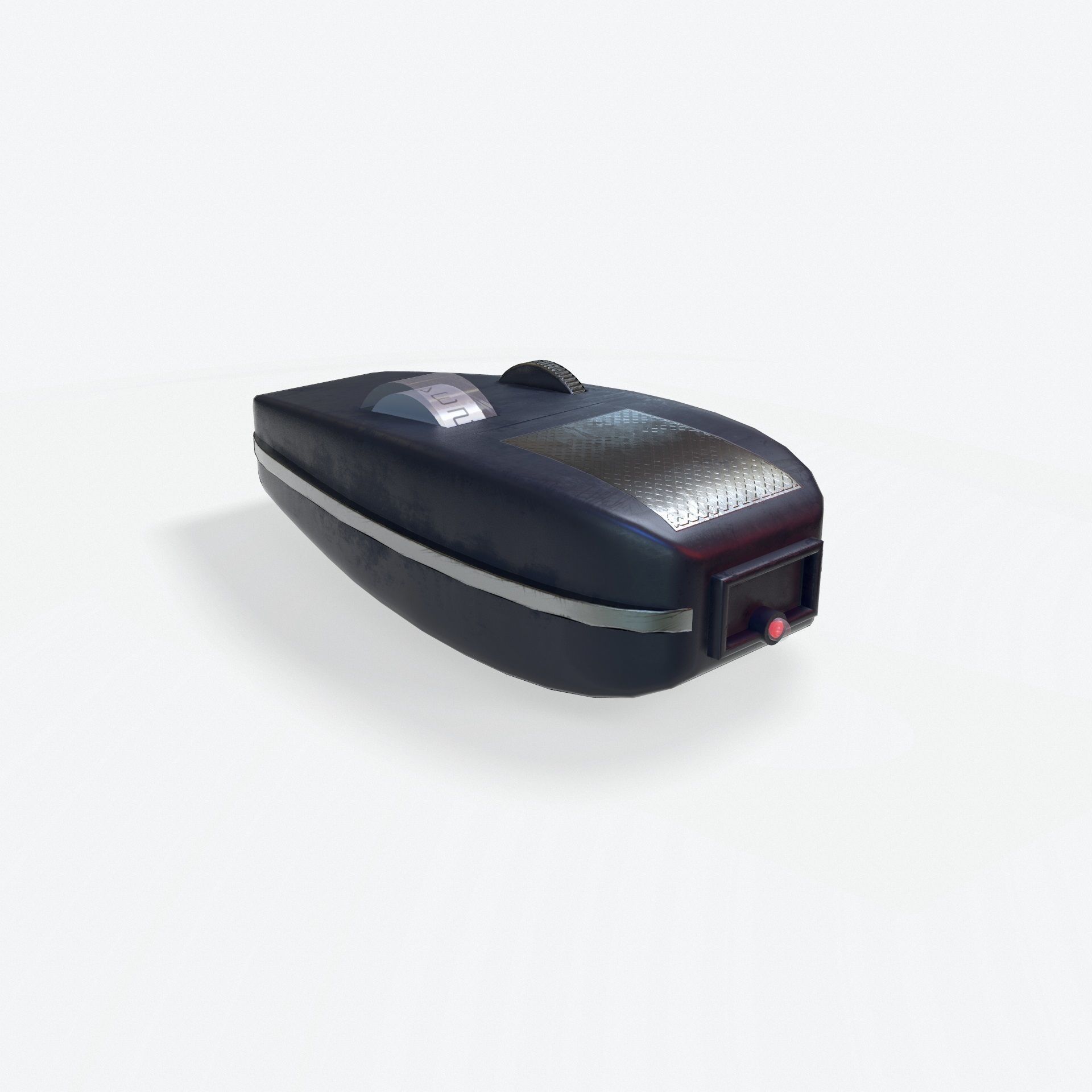 Phaser Gun Type 1 Classic Low-poly 3D model_5