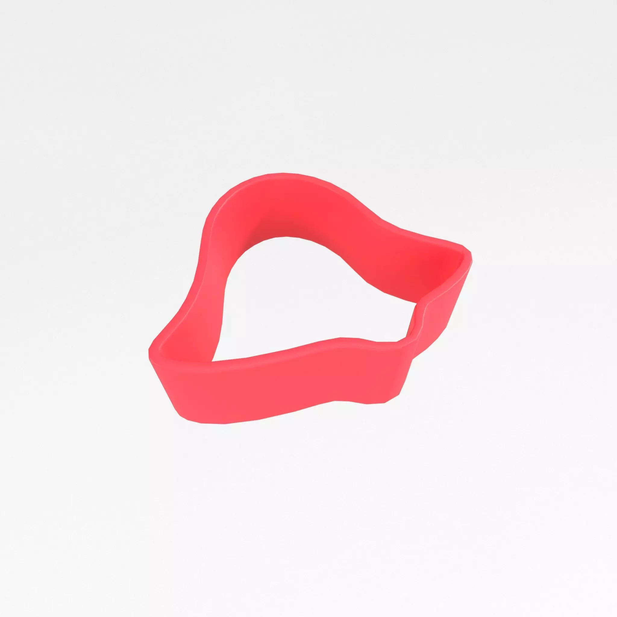 Bell Cookie Cutter v1 004 Low-poly 3D model_0