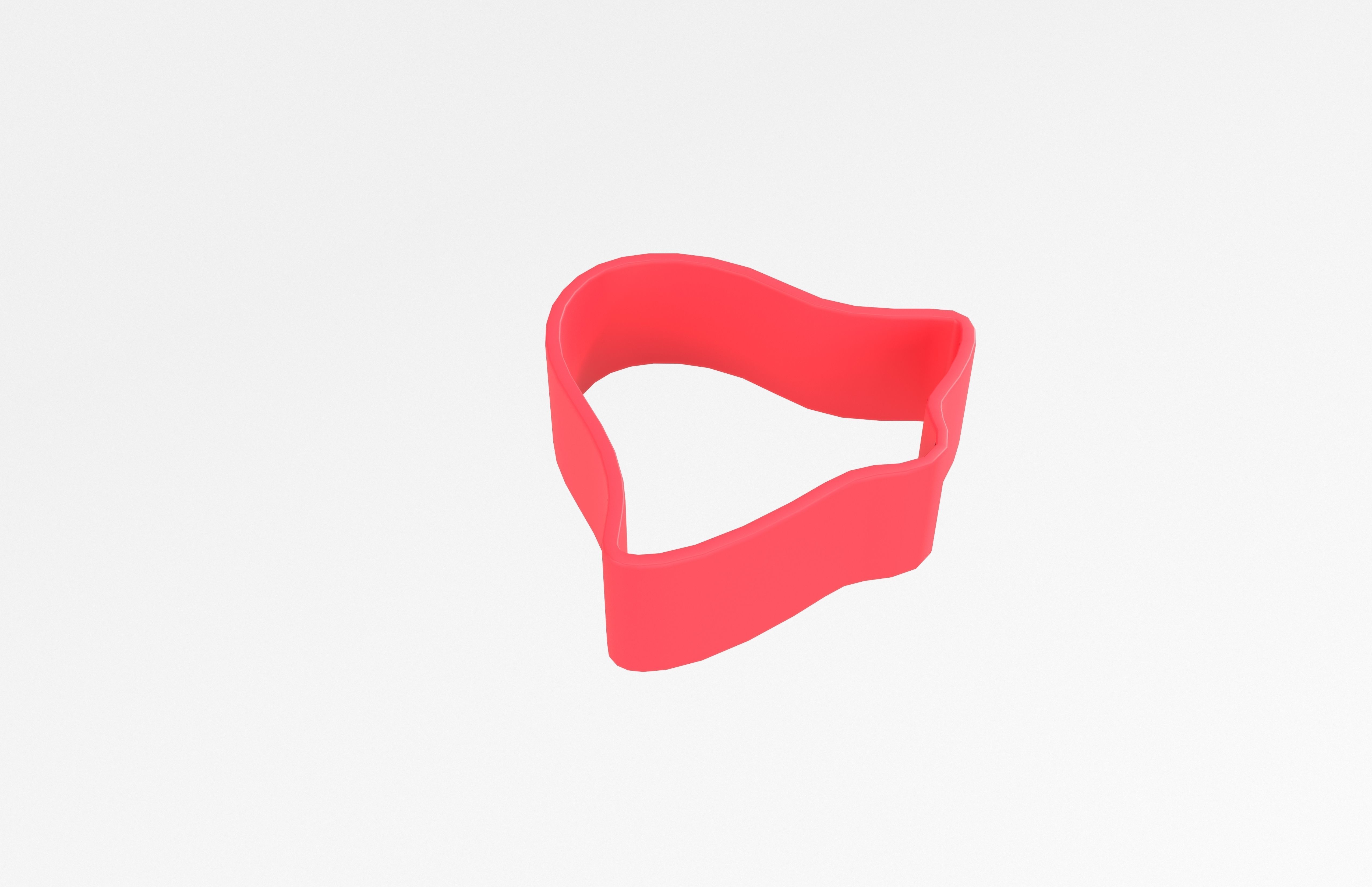 Bell Cookie Cutter v1 004 Low-poly 3D model_4