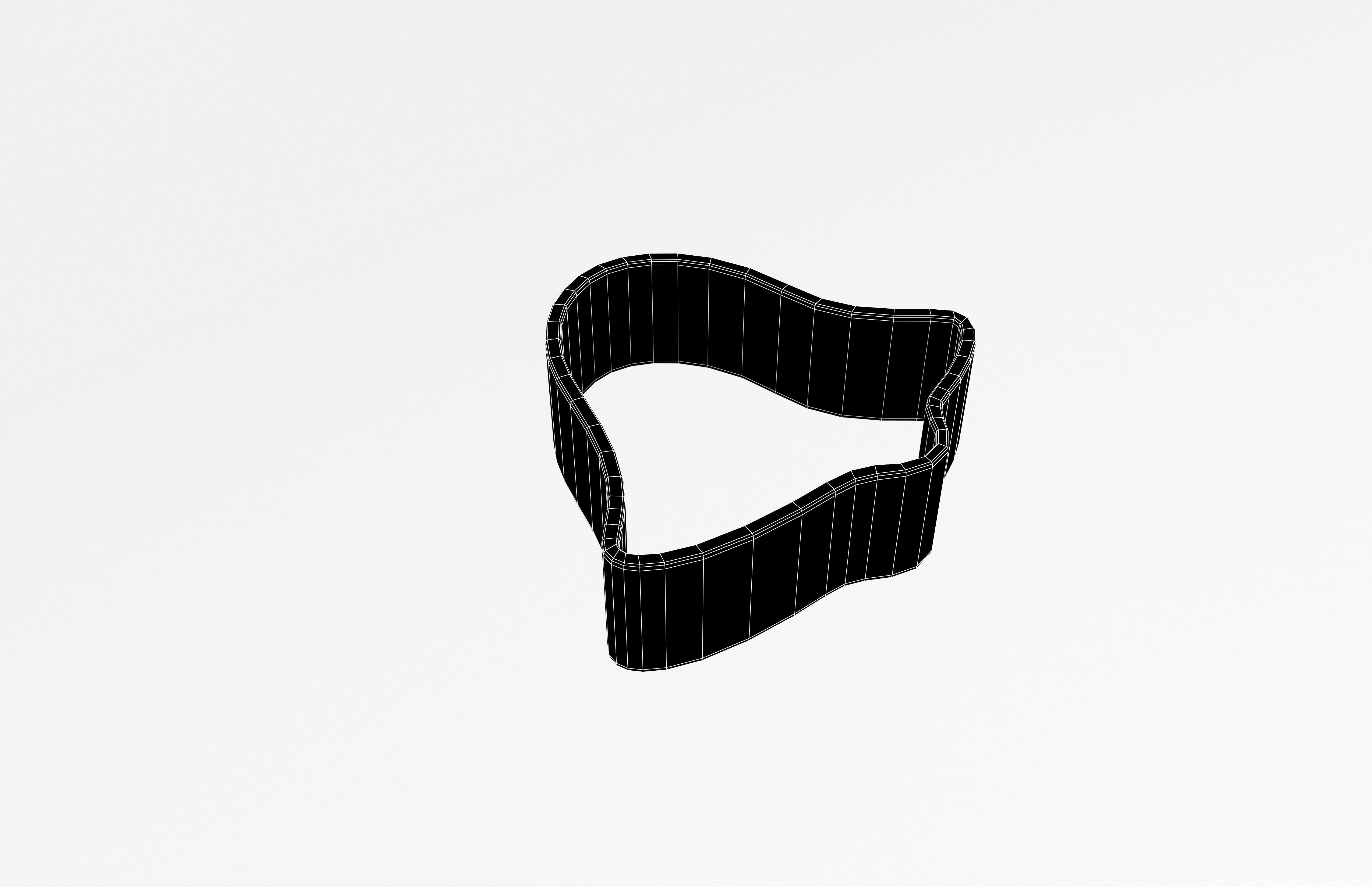 Bell Cookie Cutter v1 004 Low-poly 3D model_8