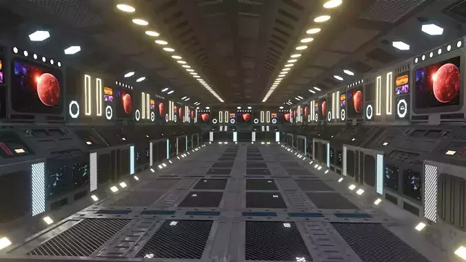 scifi planet in space