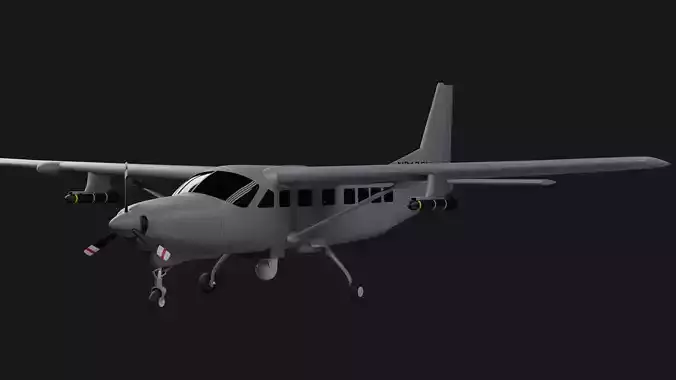 Northrop Grumman AC-208 ELIMINATOR GUNSHIP - 3D model