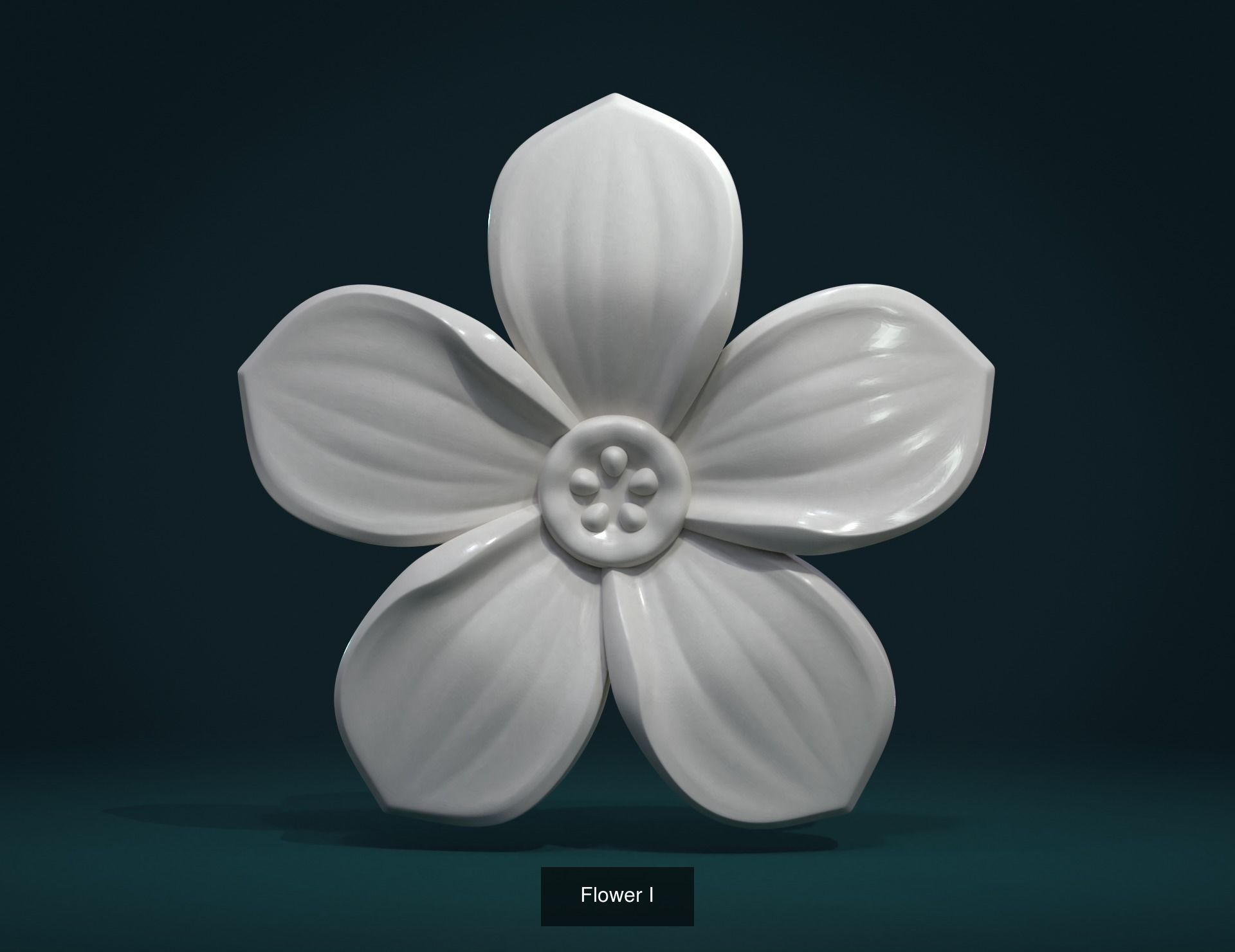 Flowers flower 3D Model Collection_4