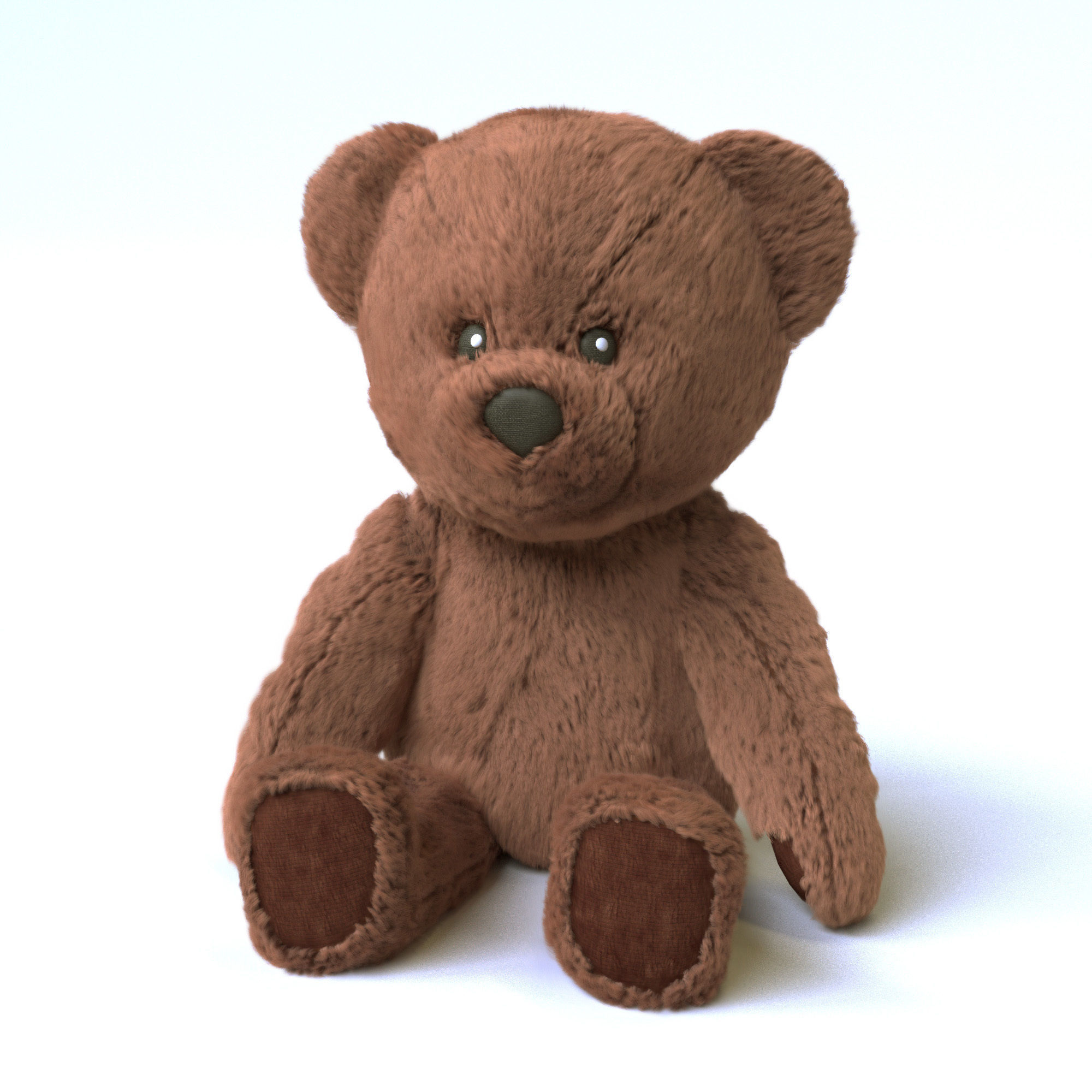 Brunbjorn Soft toy bear 3D model_1