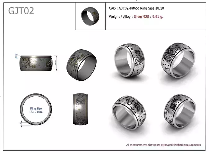 Men fashion ring 
