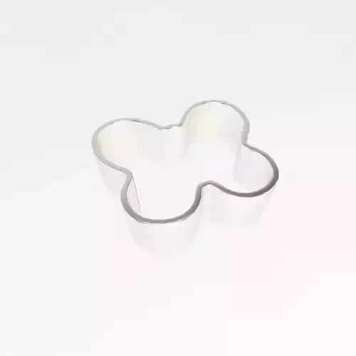 Butterfly Cookie Cutter v1 001 Low-poly 3D model
