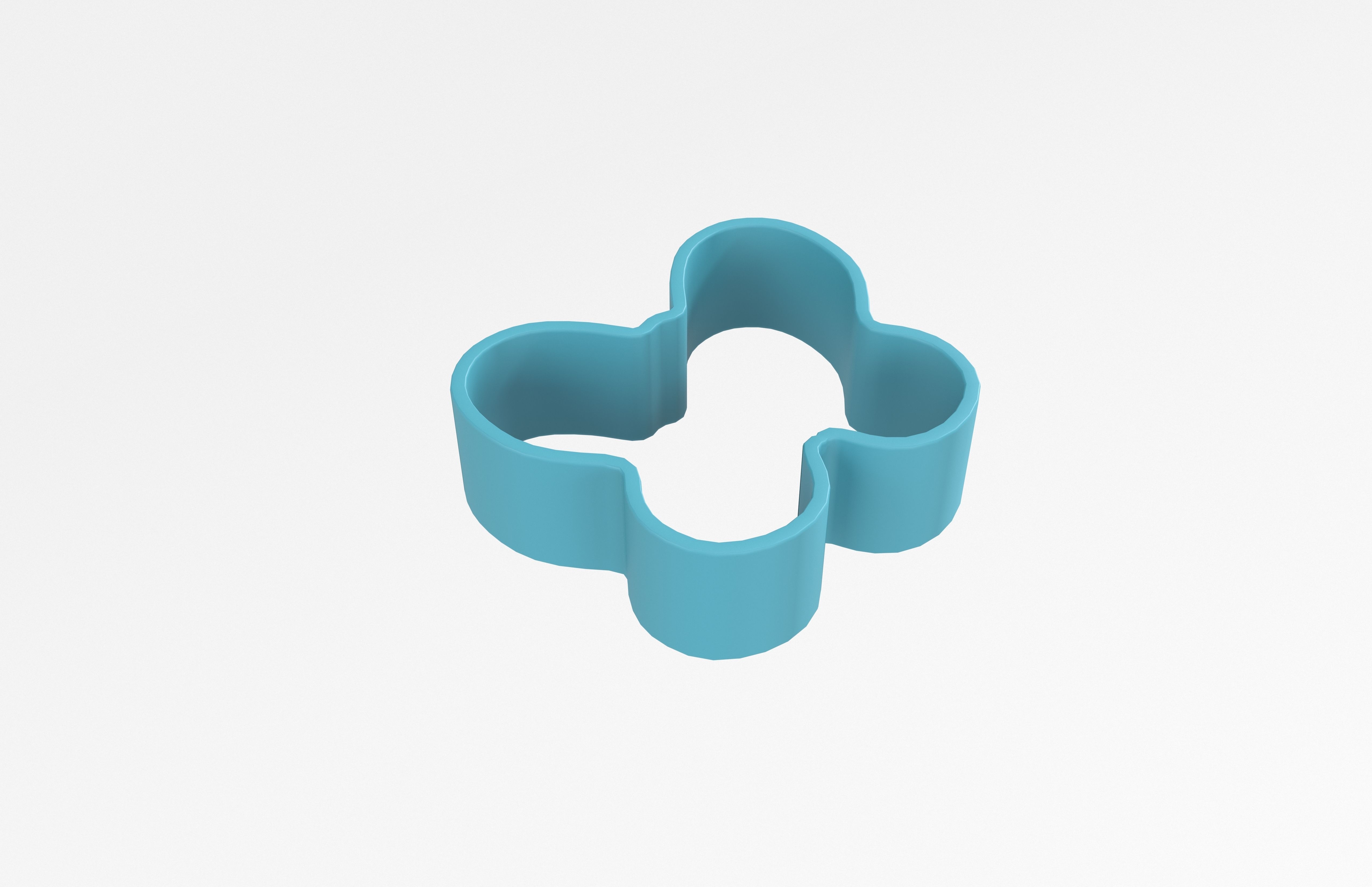 Butterfly Cookie Cutter v1 002 Low-poly 3D model_2