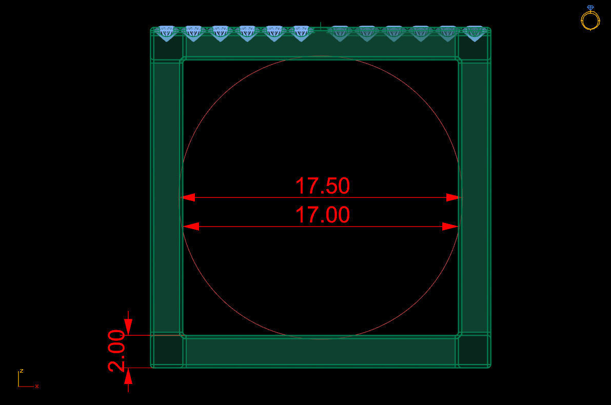 Ring 113b 3D print model_6