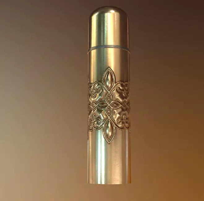 vacuum flask Low-poly 3D model