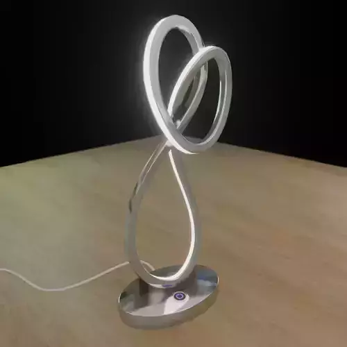 LED lamp Low-poly 3D model