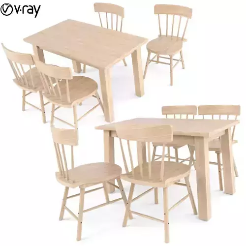 tables and chairs with 4 seats NORRARID NORRARID