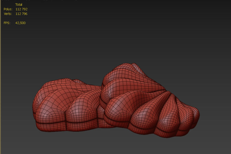 Shell pillows 3D model_3