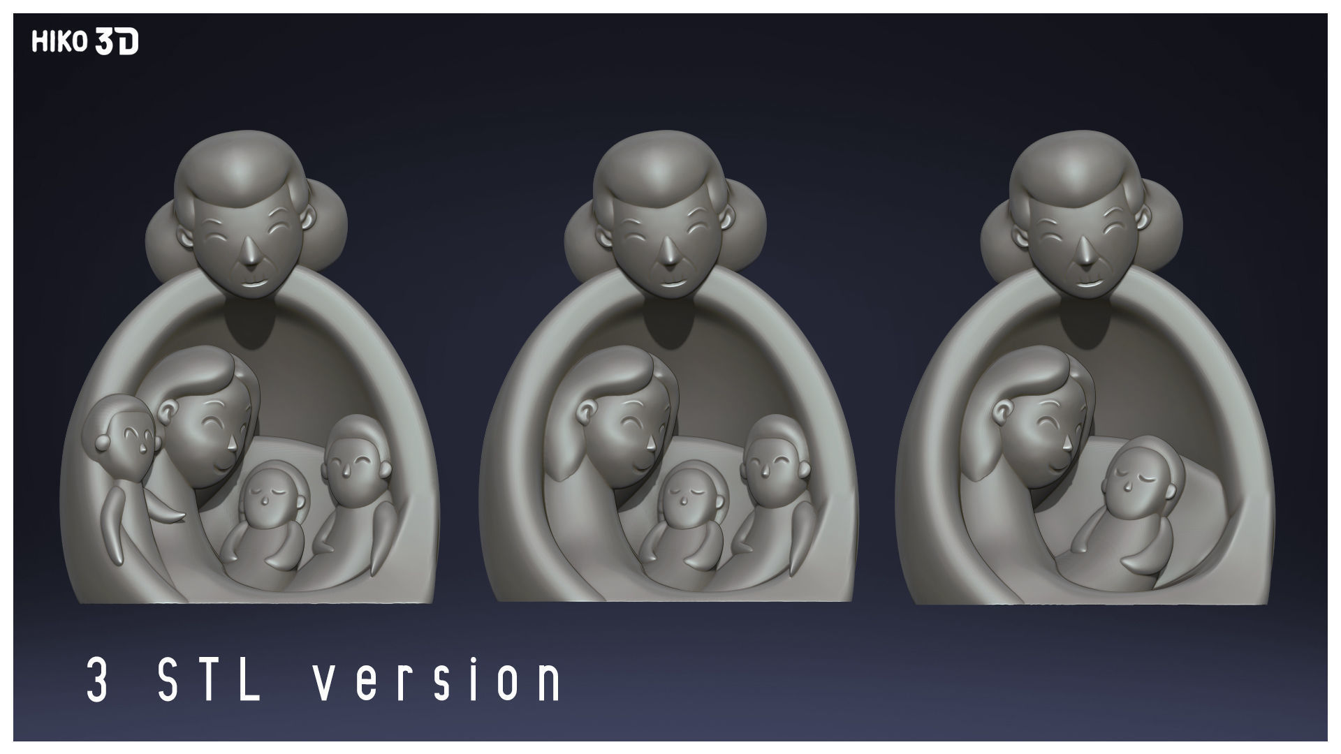 MOTHERS DAY FIGURE PACK 3D print model_7