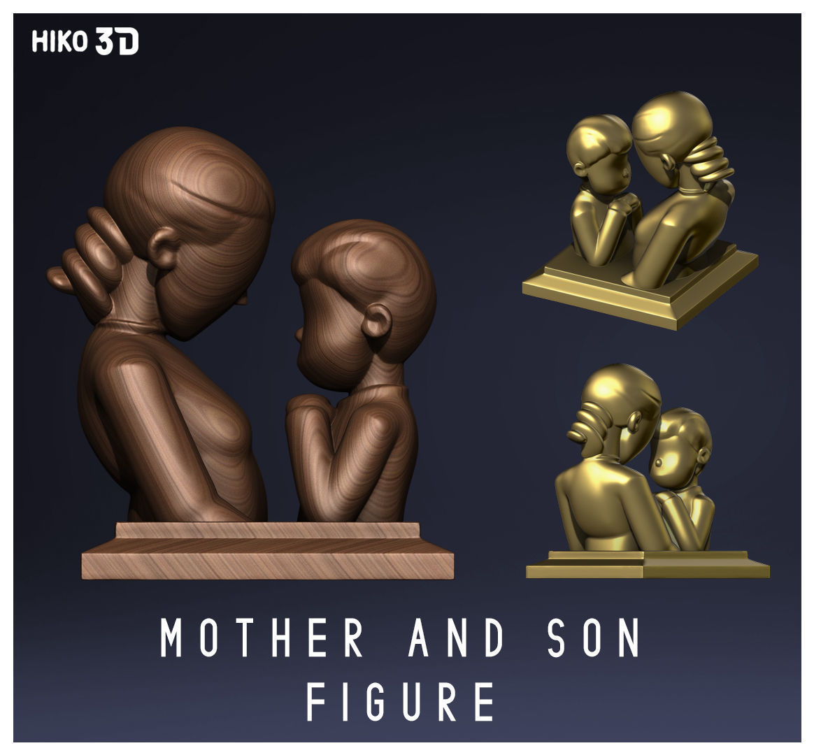 MOTHERS DAY FIGURE PACK 3D print model_5
