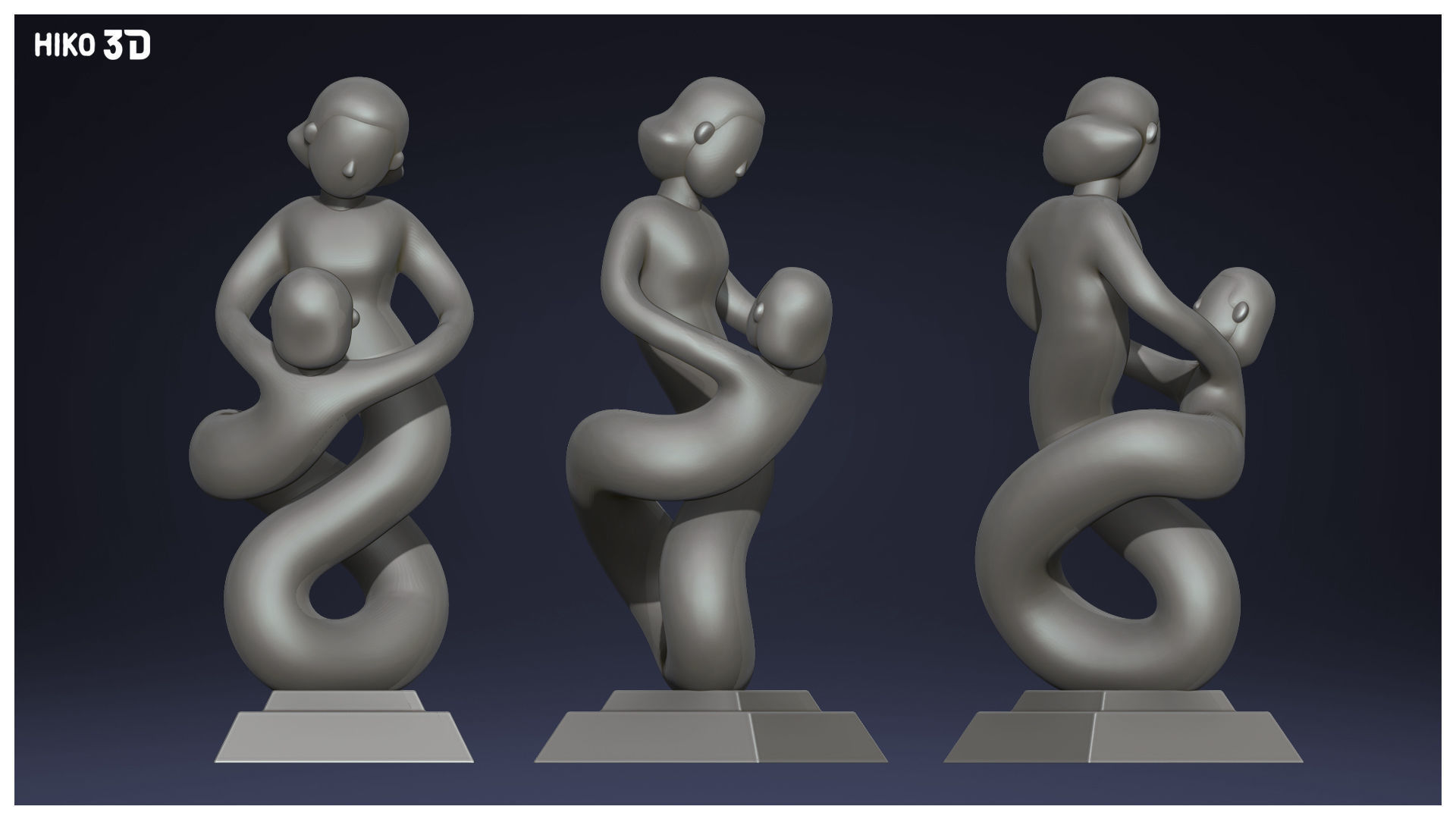 MOTHERS DAY FIGURE PACK 3D print model_9