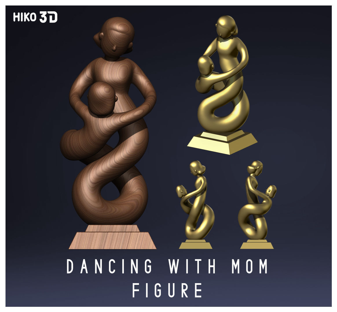 MOTHERS DAY FIGURE PACK 3D print model_2