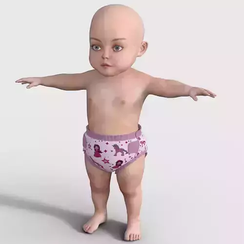 Little Bree Character - Free  Free 3D model