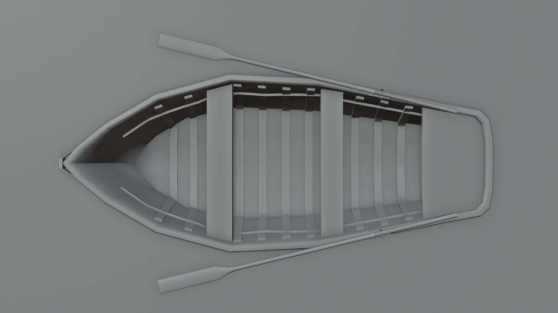 GameReady Old Boat Low-poly 3D model_7