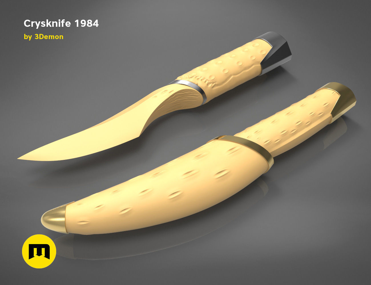 Crysknife 1984 3D print model_3
