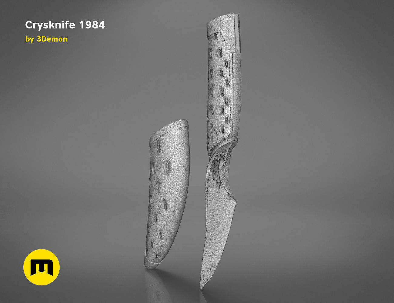 Crysknife 1984 3D print model_12