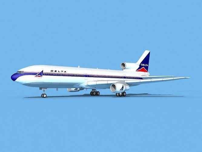 Lockheed L-1011 TriStar Delta 3D model