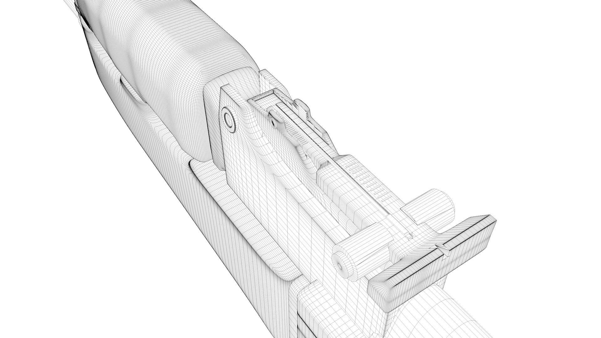 AK74 3D By Timvias Free 3D model_4