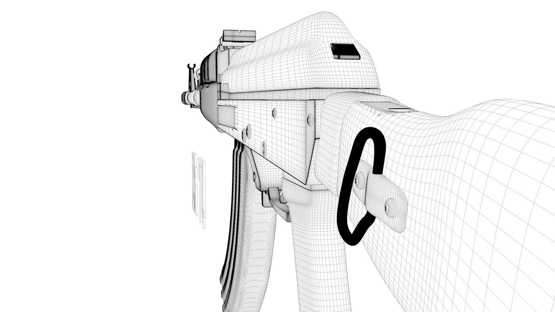 AK74 3D By Timvias Free 3D model_3