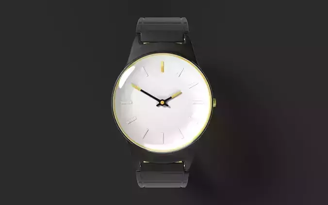 Simple watch model made on blender
