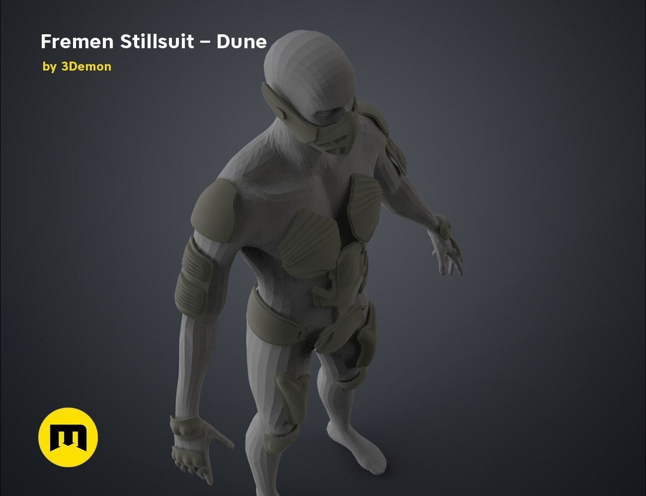 Fremen Stillsuit from Dune 2020 3D print model_13