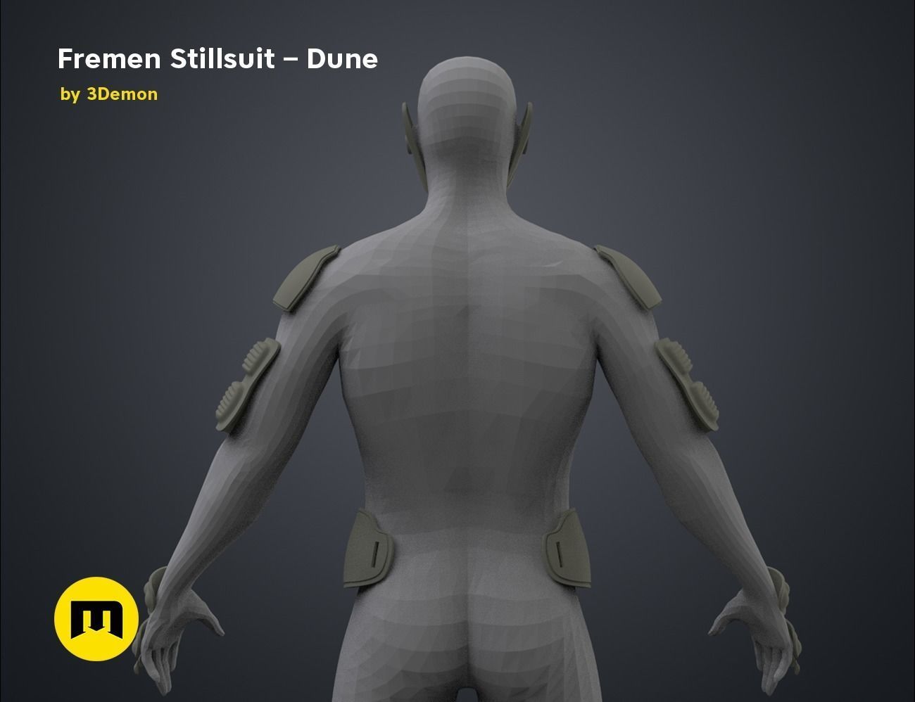 Fremen Stillsuit from Dune 2020 3D print model_6
