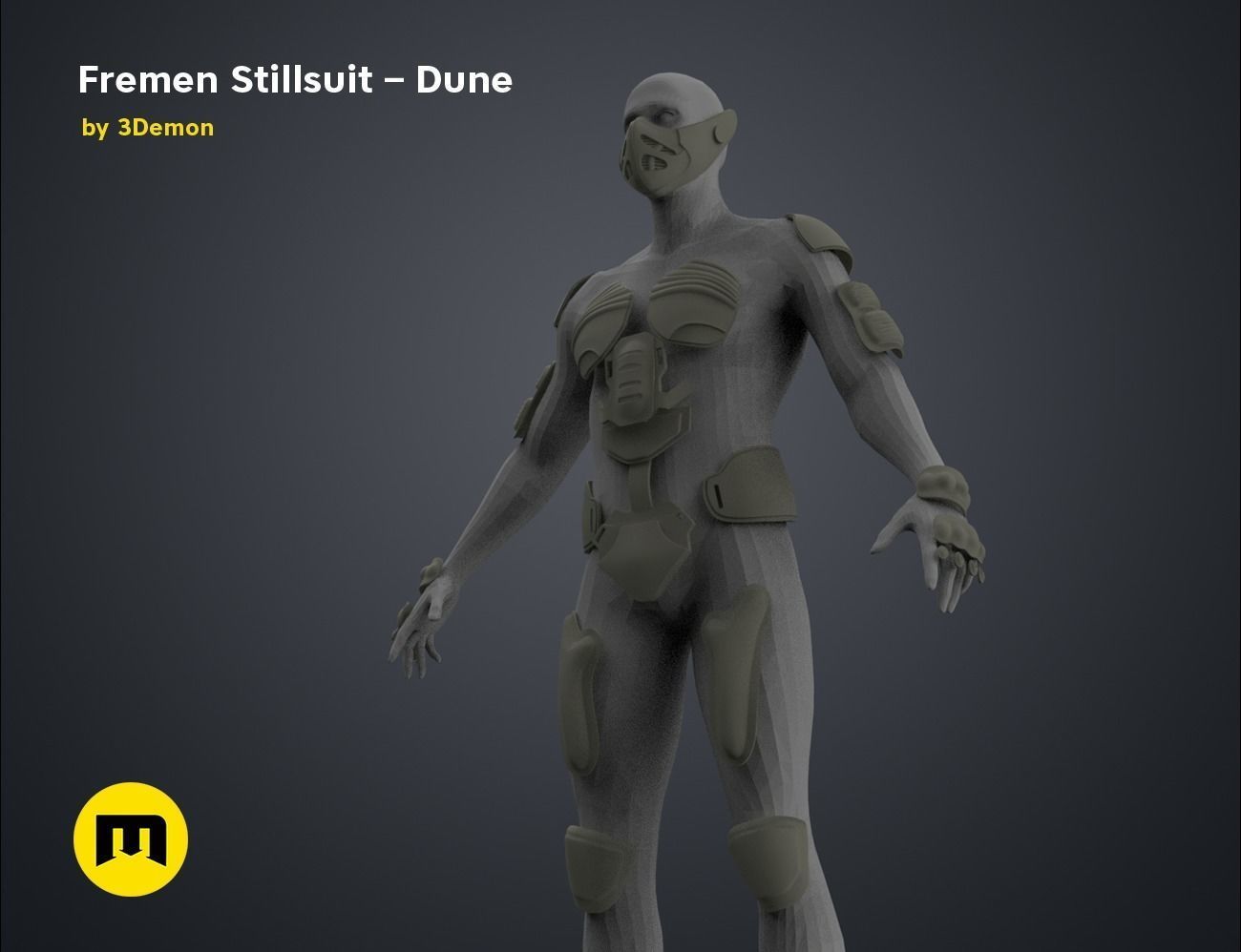 Fremen Stillsuit from Dune 2020 3D print model_2