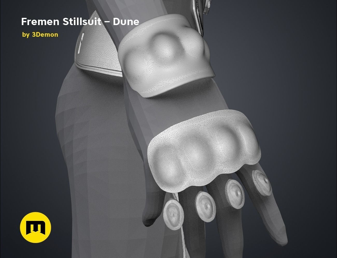 Fremen Stillsuit from Dune 2020 3D print model_23