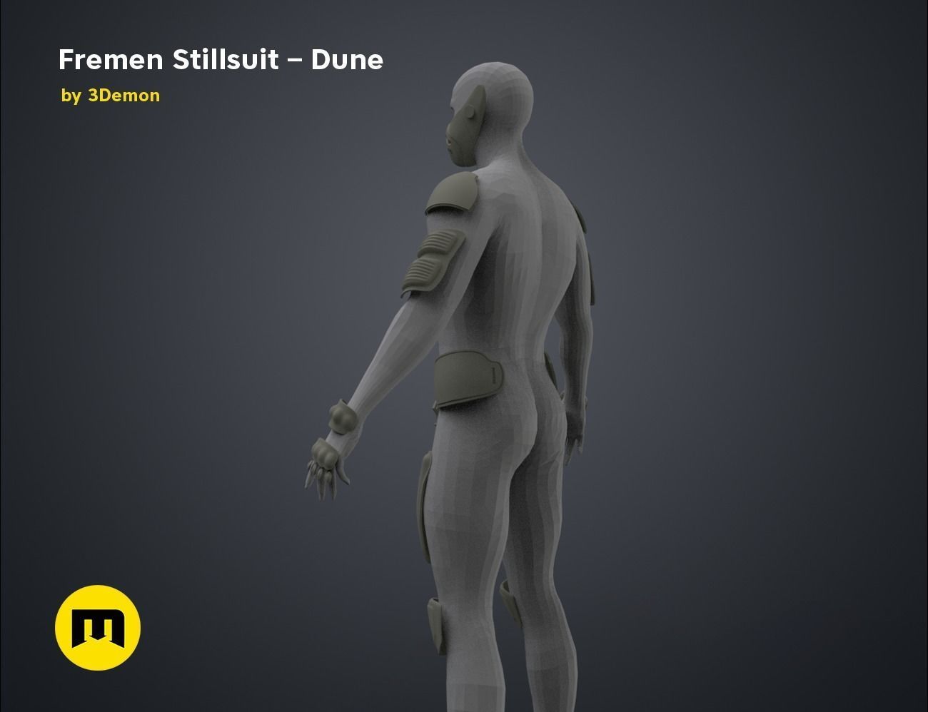 Fremen Stillsuit from Dune 2020 3D print model_12