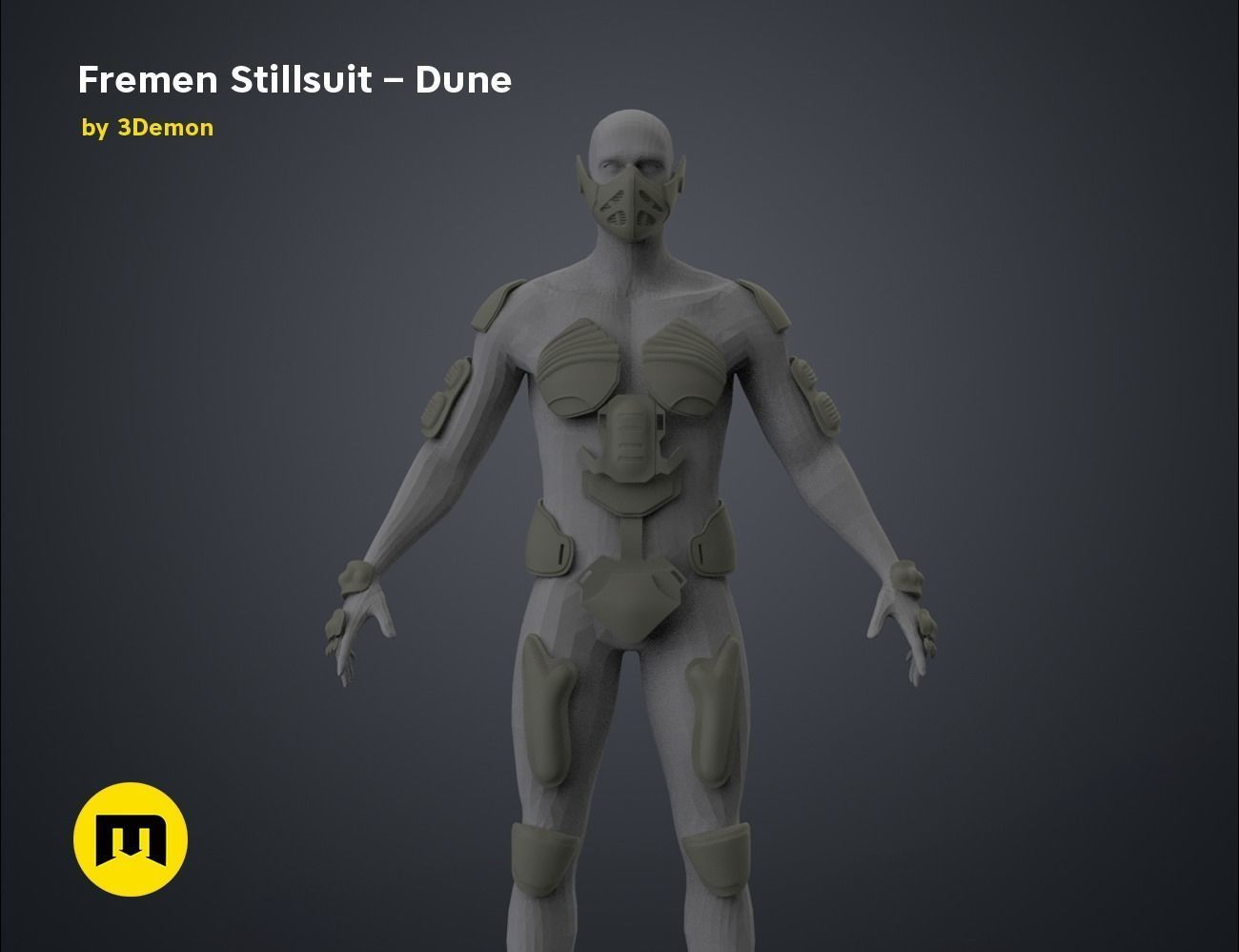 Fremen Stillsuit from Dune 2020 3D print model_3