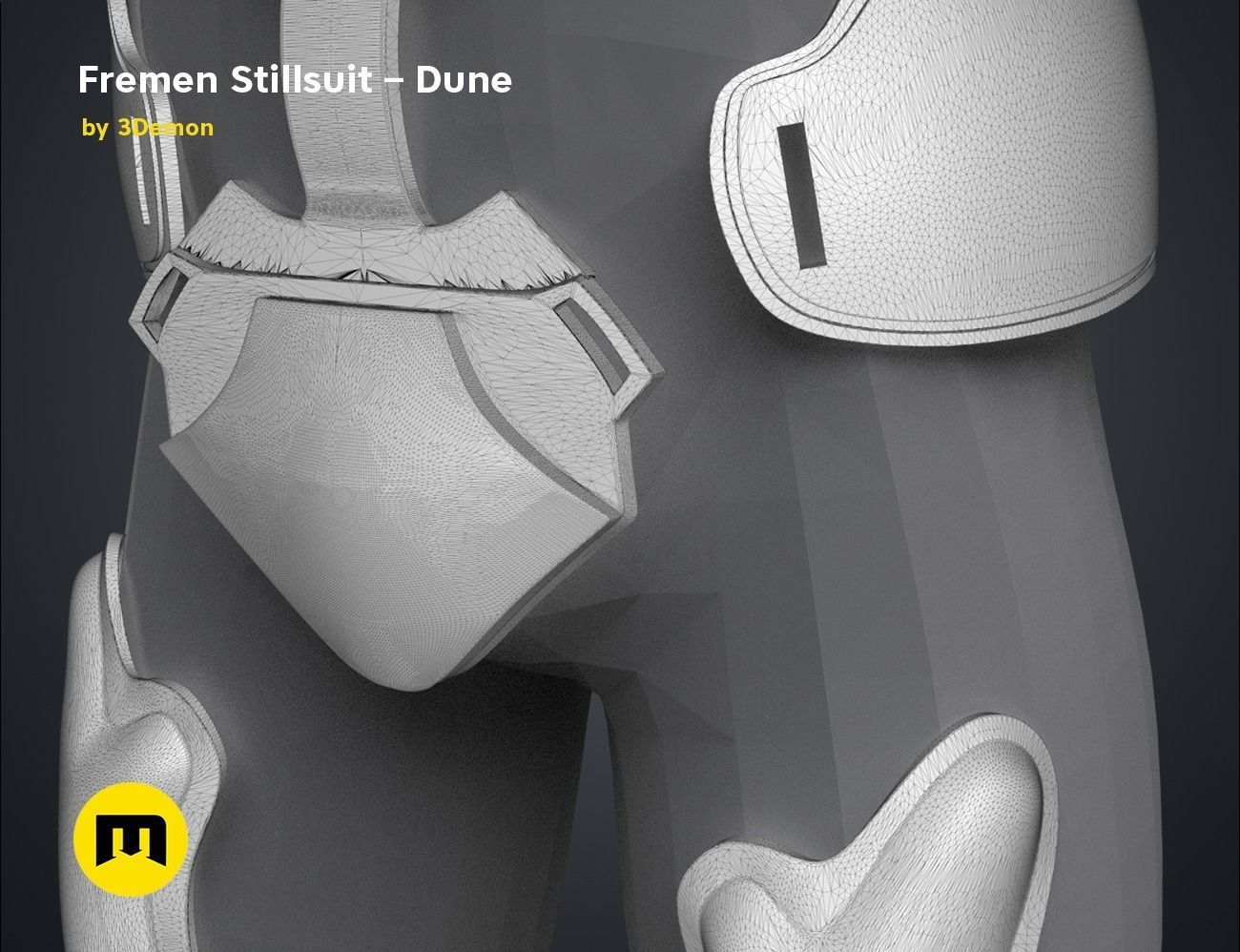 Fremen Stillsuit from Dune 2020 3D print model_10