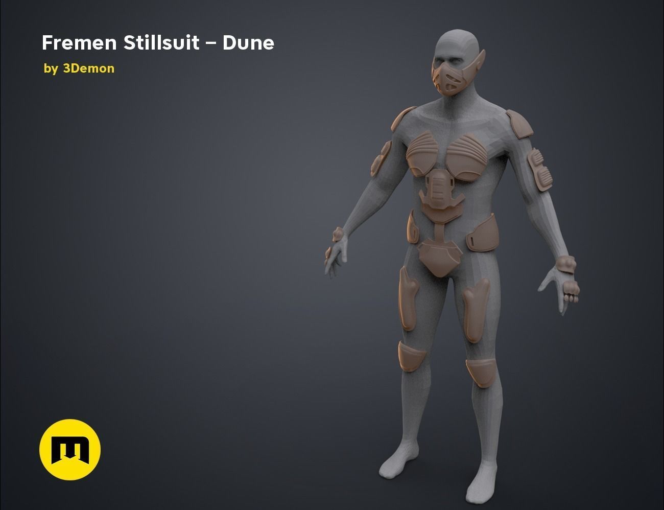 Fremen Stillsuit from Dune 2020 3D print model_14