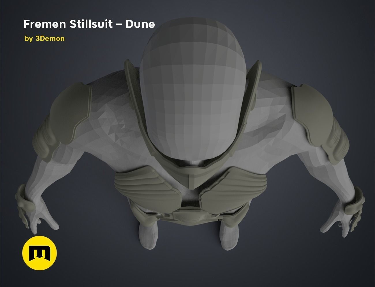 Fremen Stillsuit from Dune 2020 3D print model_11