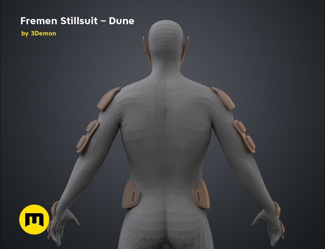 Fremen Stillsuit from Dune 2020 3D print model_19